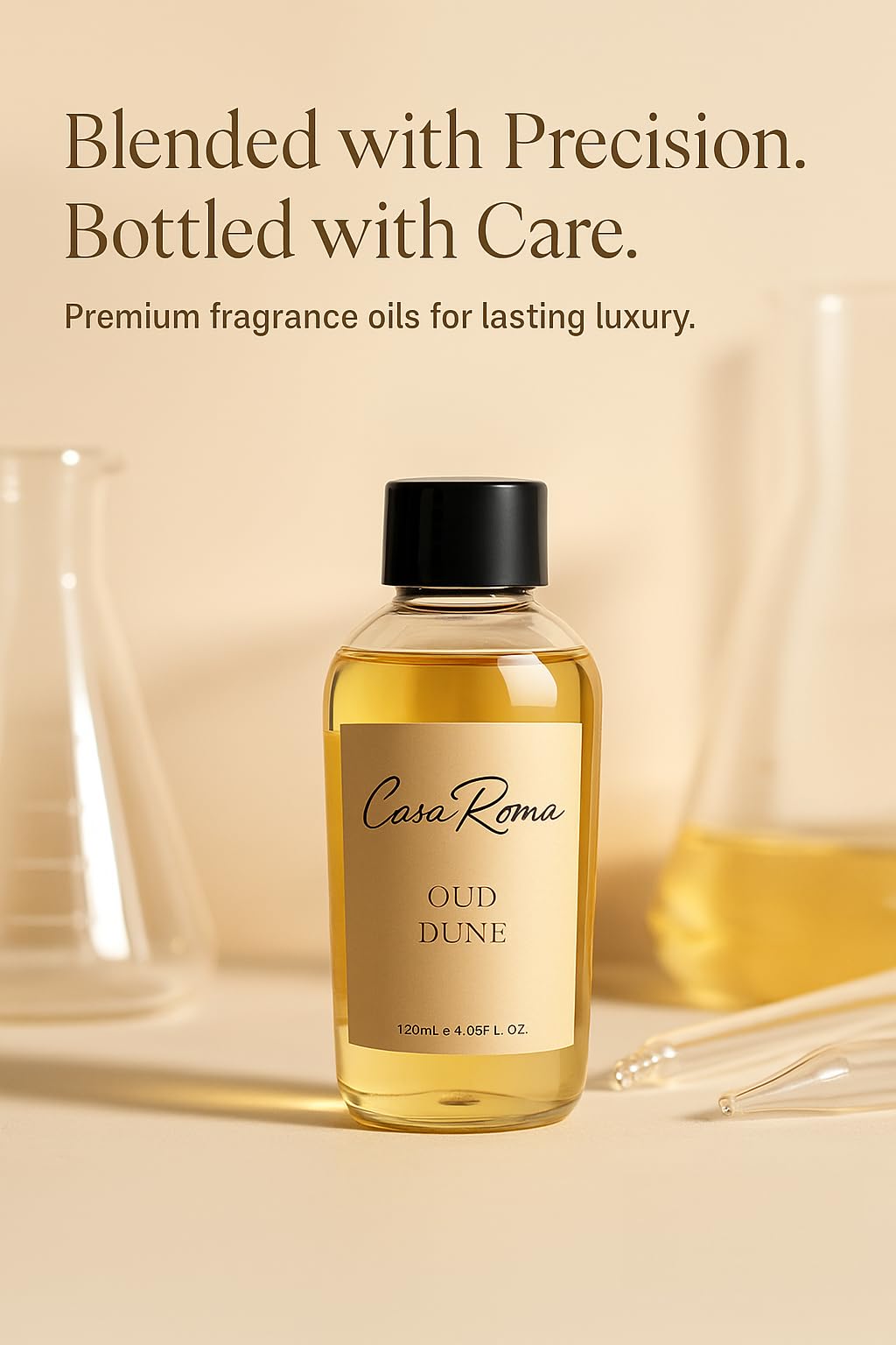 Casa Roma Ancient Forest fir and cedar base provides grounding fragrance.