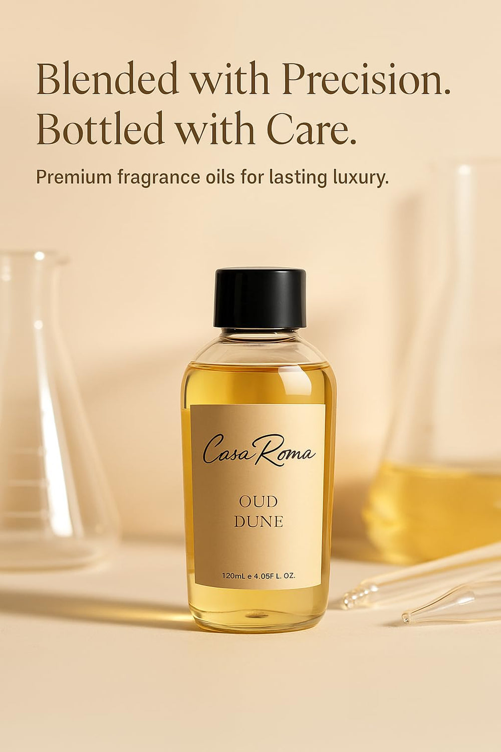 Casa Roma Ancient Forest fir and cedar base provides grounding fragrance.
