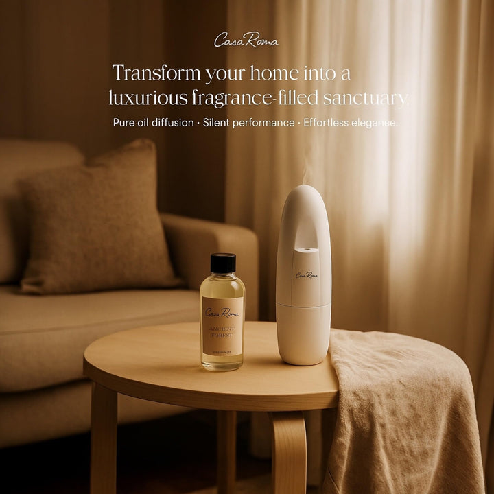 Casa Roma Ancient Forest residue-free diffusion for a clean aroma.