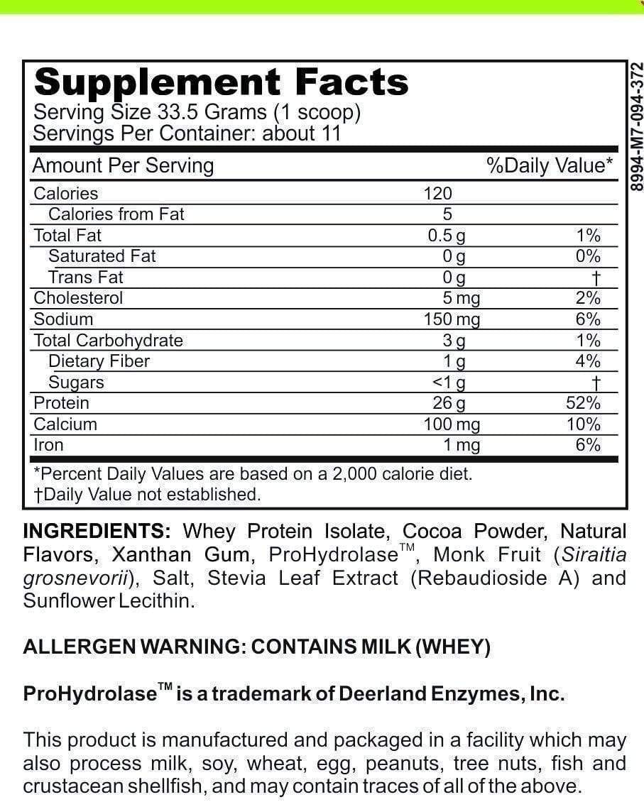 Casa de Sante bottle label highlights ProHydrolase digestion support and IBS-friendly formula.