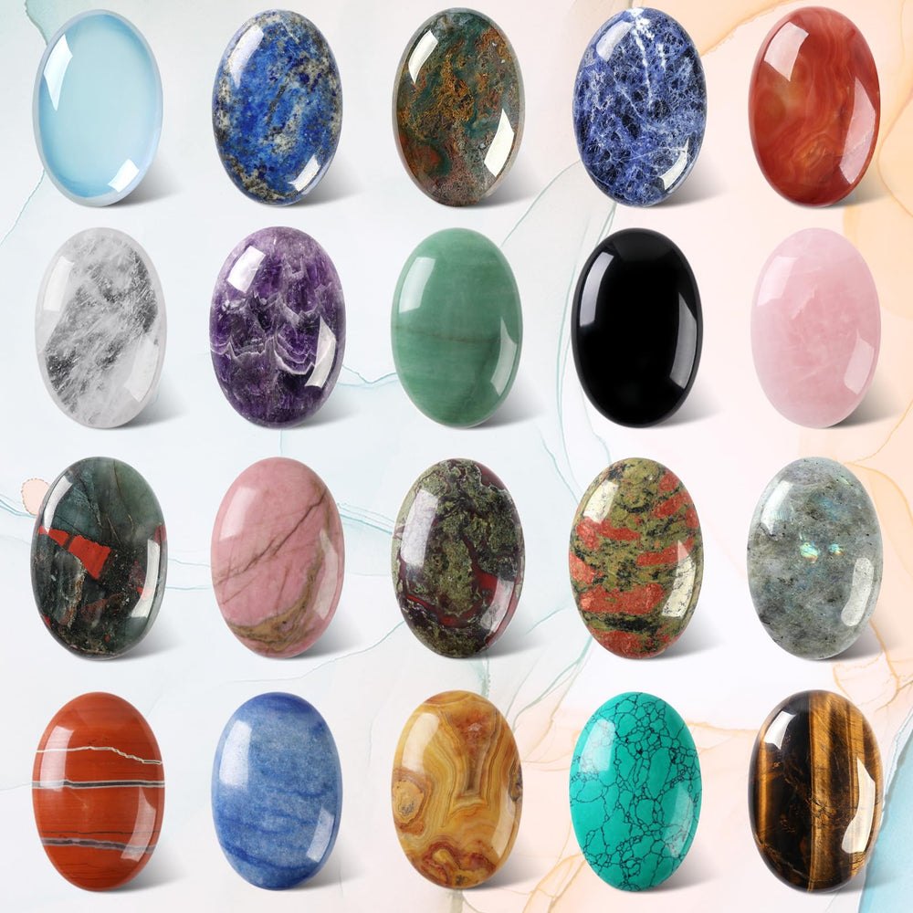 Gift-ready CASMON Dragon Bloodstone palm stone with thoughtful symbolism.
