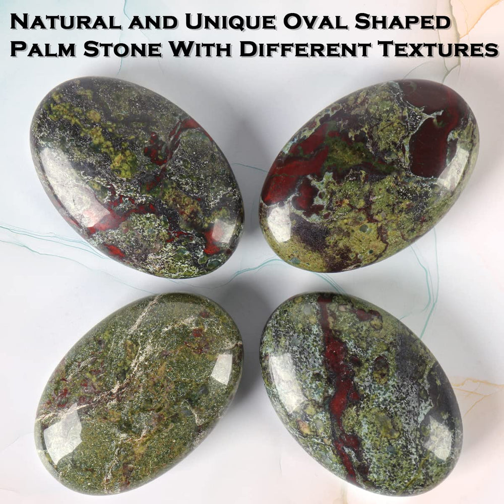 CASMON Dragon Bloodstone arranged in a grid for meditation.