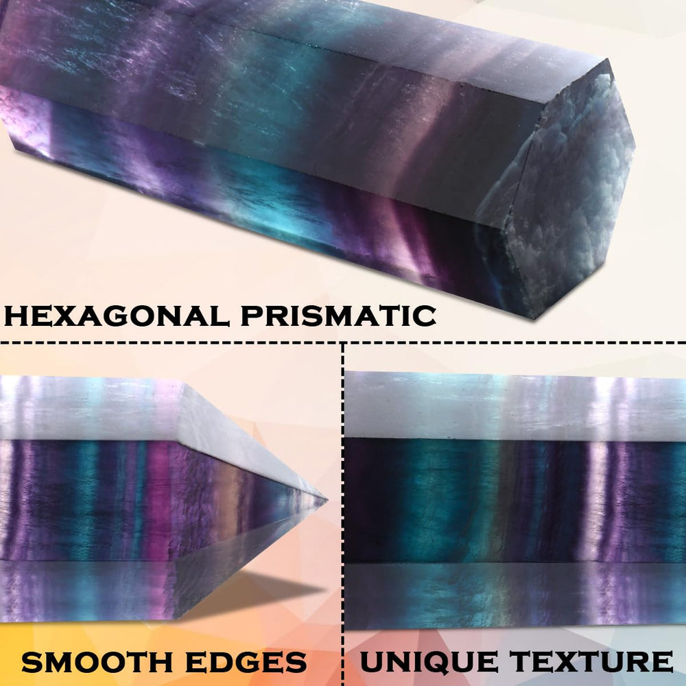 CASMON natural crystal tower with unique texture for stylish shelf display.