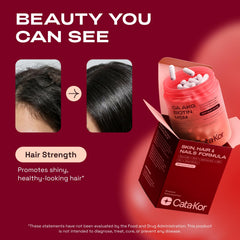 Three capsules daily serving shown as easy to incorporate into routine.