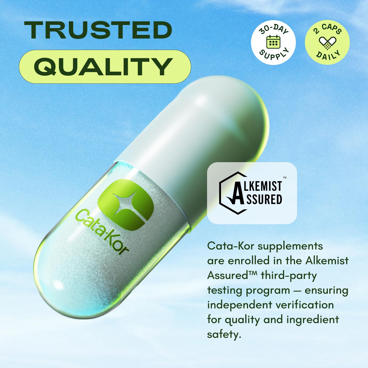 Cata-Kor NAD Core lifestyle image suggests wellness and daily NAD+ support.