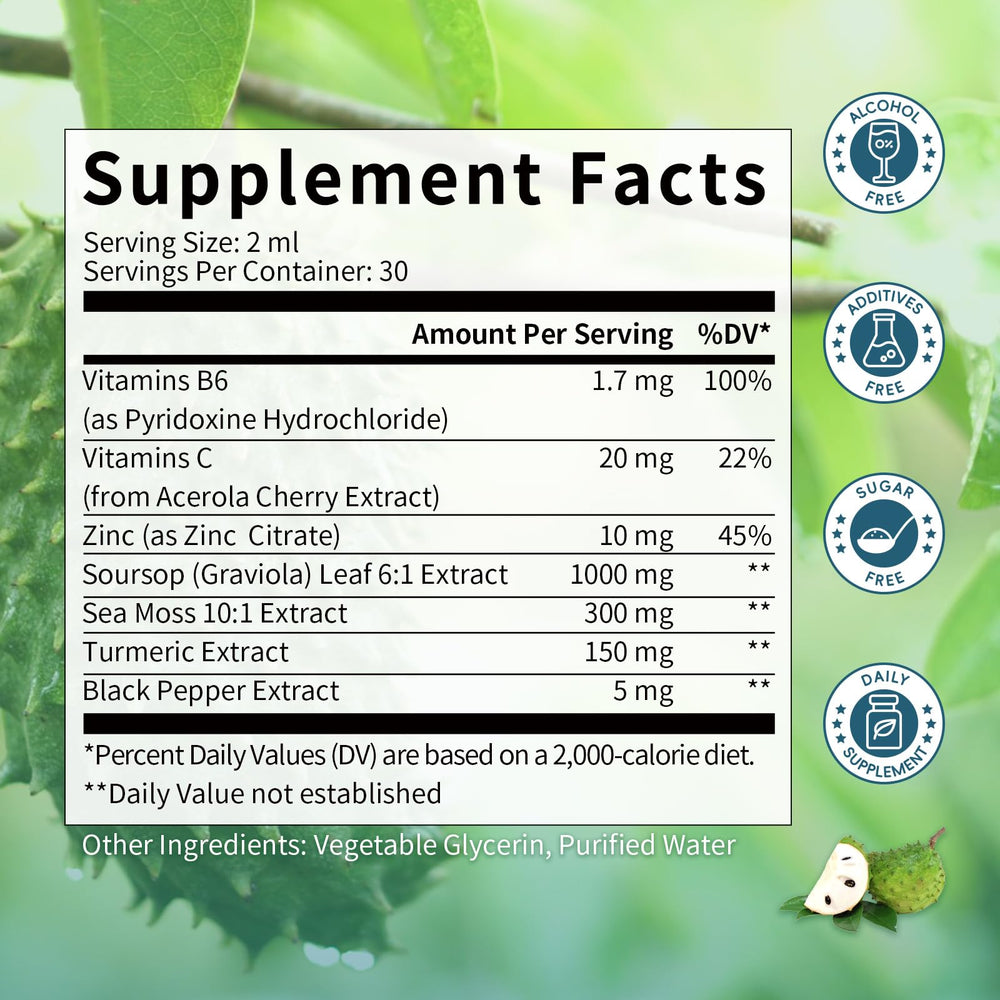 Catfit Soursop Graviola liquid facilitates quick, convenient dosing.