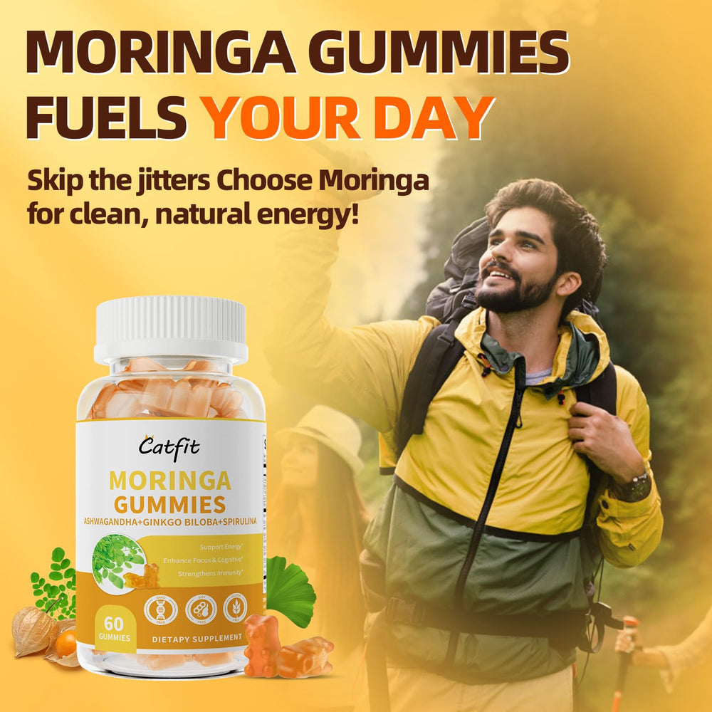 Catfit Focus and immune support gummies for busy lifestyles.