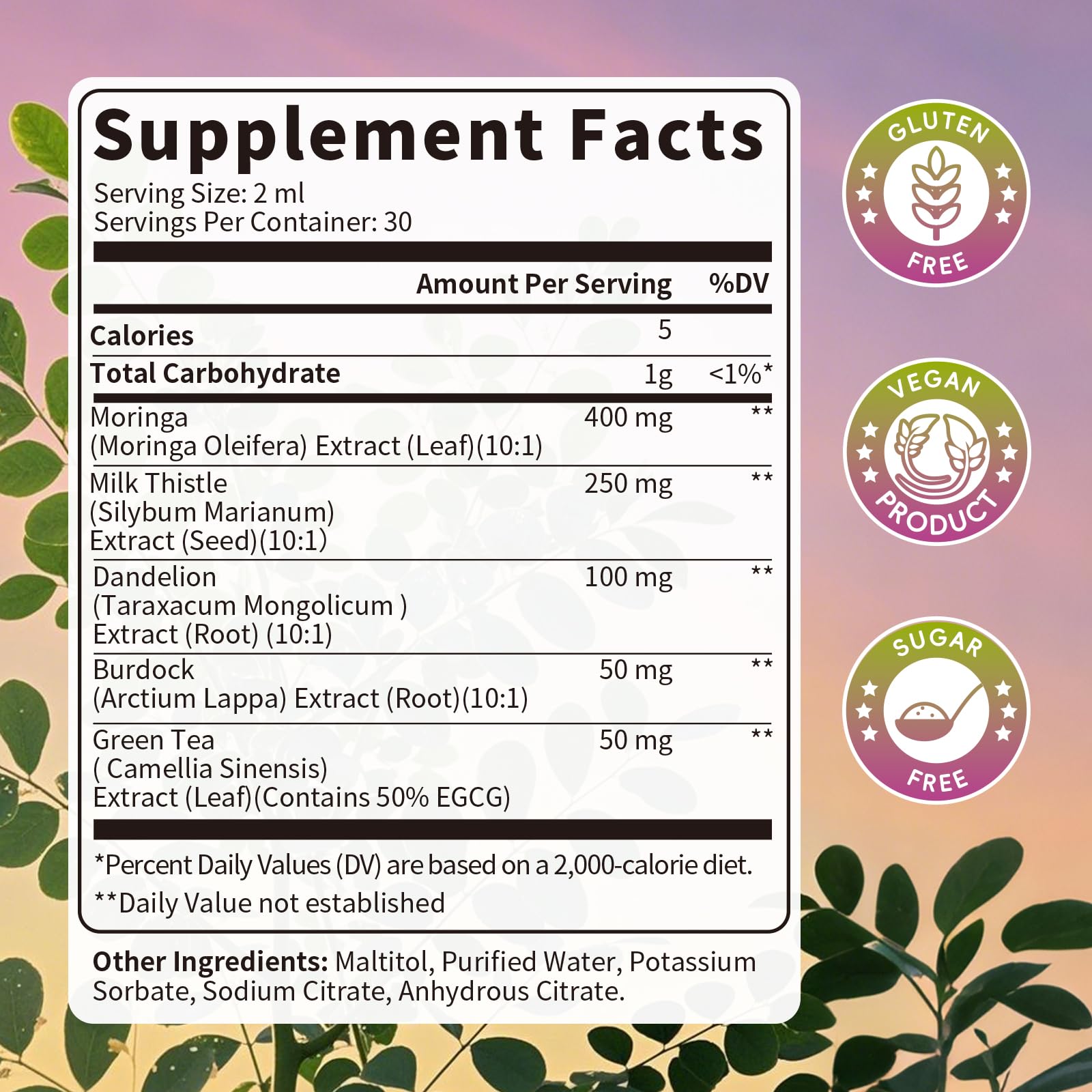 Catfit Plant-based detox support promotes gentle daily liver wellness