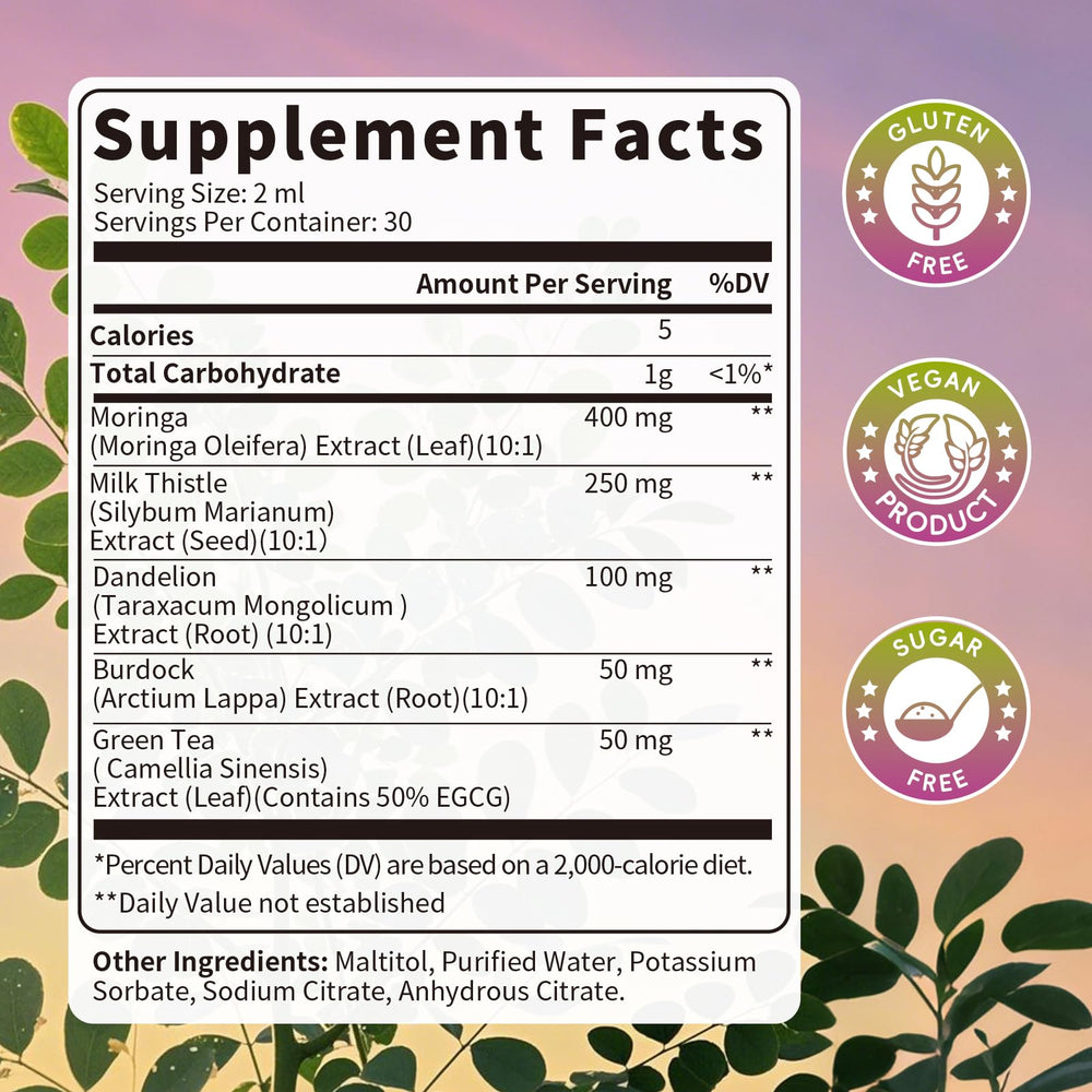Catfit Plant-based detox support promotes gentle daily liver wellness