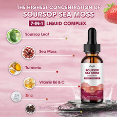 Catfit Soursop Liquid Drops dropper pouring for on-the-go dosing