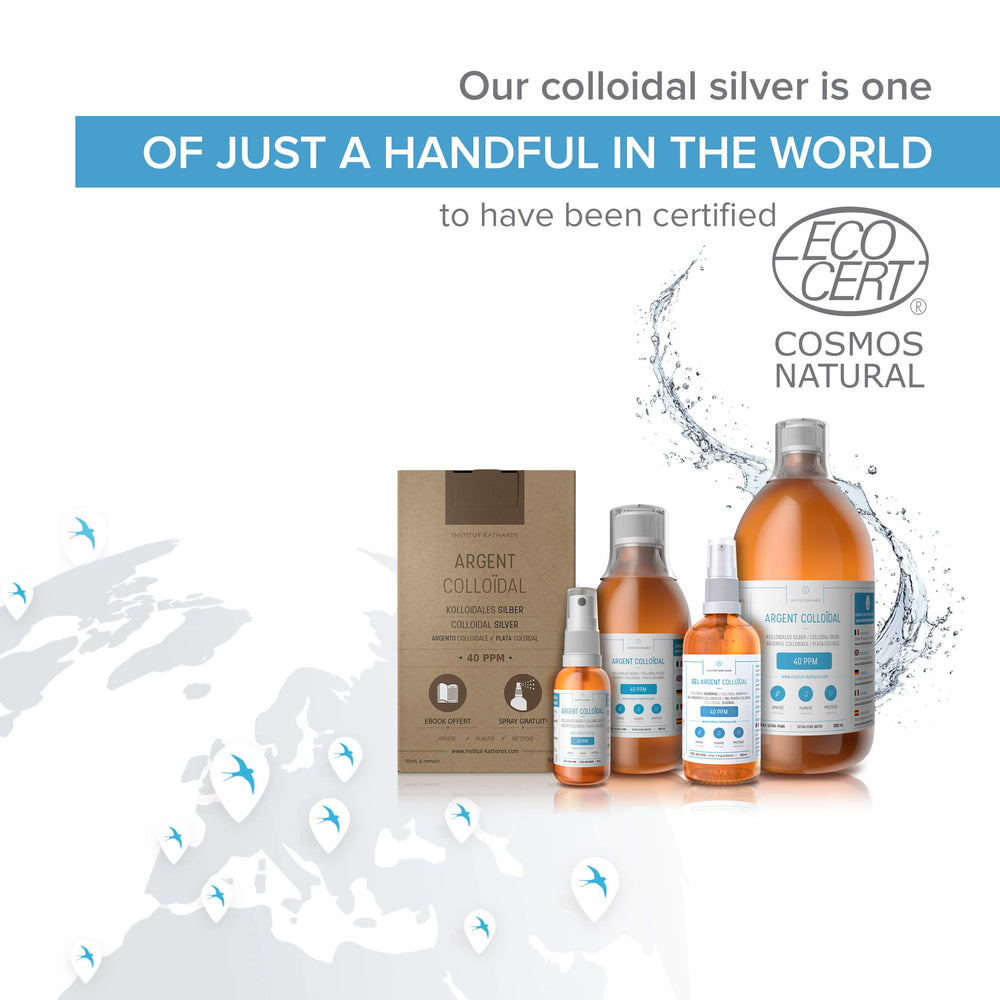Catharsis gel applied gently to skin for daily care.