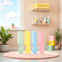 Cauaoa ergonomic handle baby comb offers precise control.