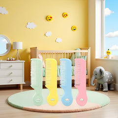 Cauaoa baby comb with smooth edges for gentle grooming sessions.