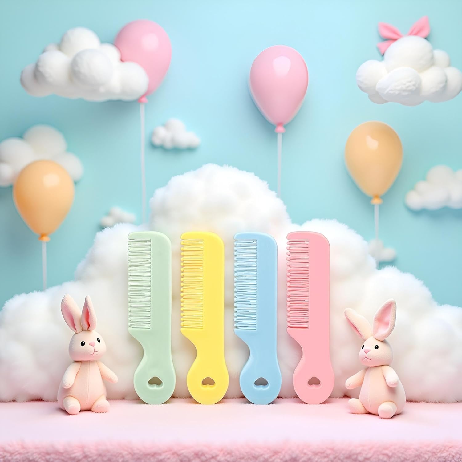 Cauaoa newborn-to-toddler haircare comb set for lasting use.