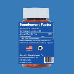 CAW USA-made Cycloastragenol packaging showcasing quality manufacturing