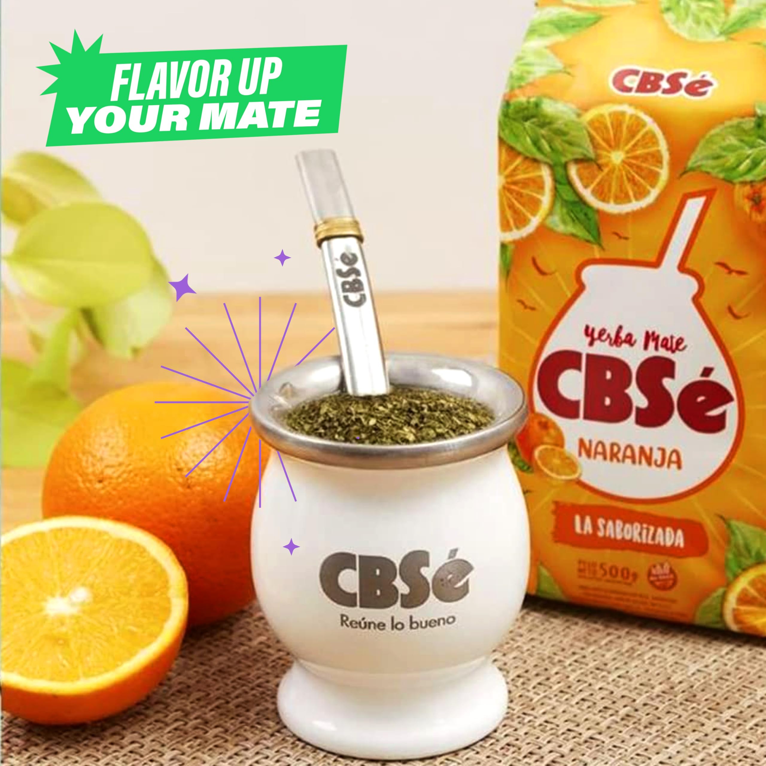 CBSé Orange Flavor brew close-up showing rich amber color