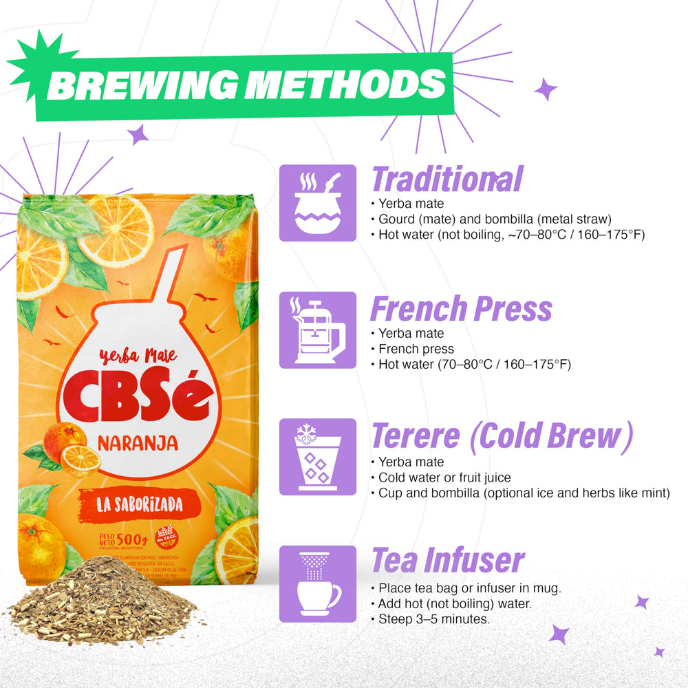 CBSé Orange Flavor loose-leaf tea in a cup enhancing focus
