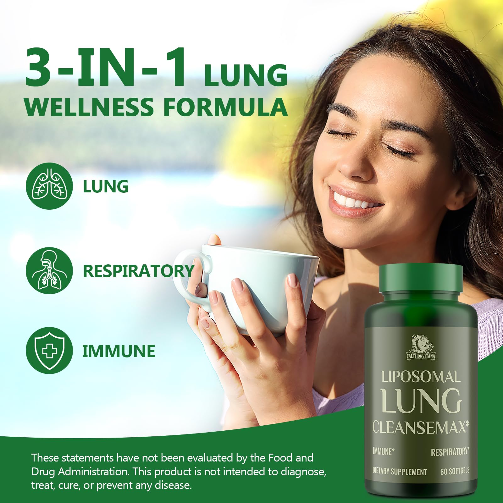 C Calthorvitana Urban lifestyle use case showing daily wellness routine.