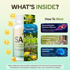 C Calthorvitana SAM-e bottle label detailing ingredients and key nutrients