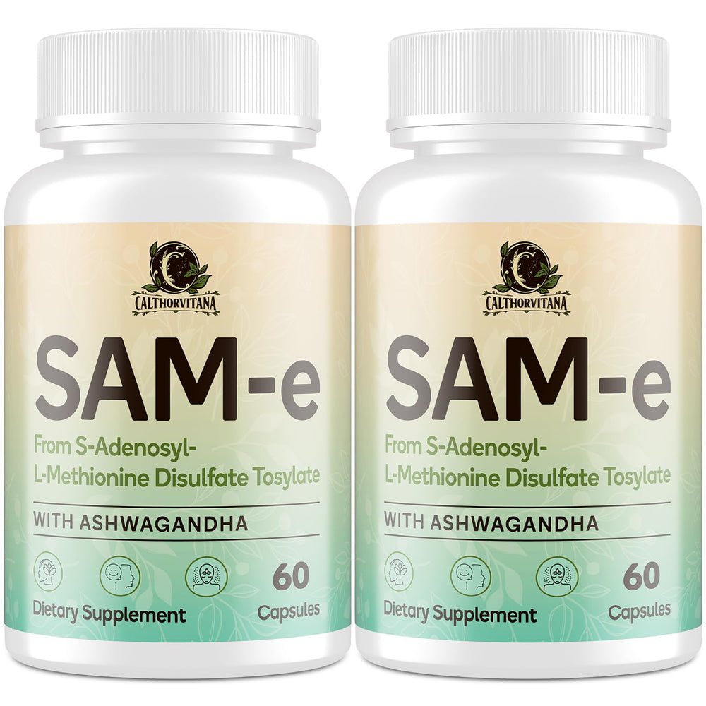 CCalthorvitana SAM-e bottle with capsules for daily wellness.