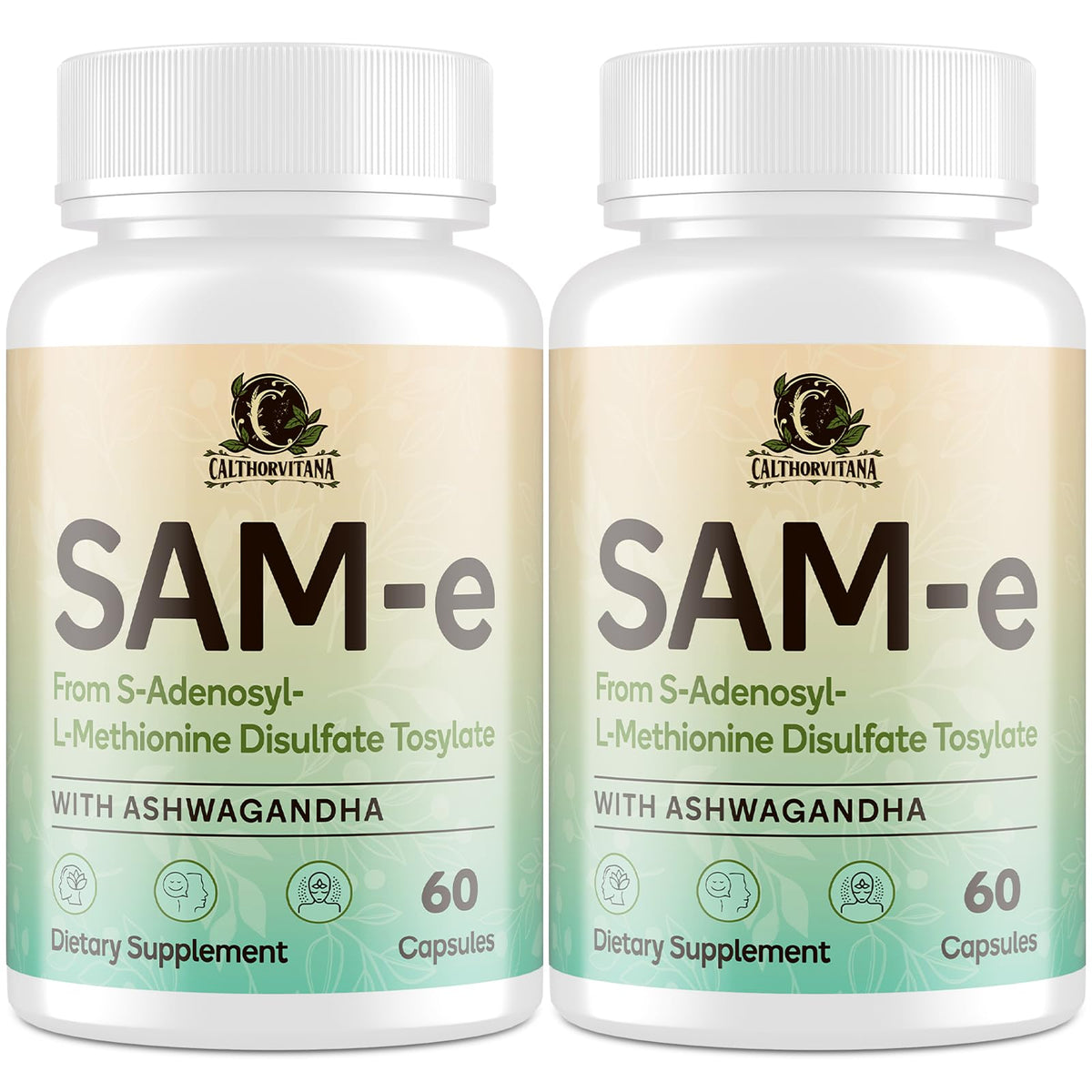 CCalthorvitana SAM-e bottle with capsules for daily wellness.