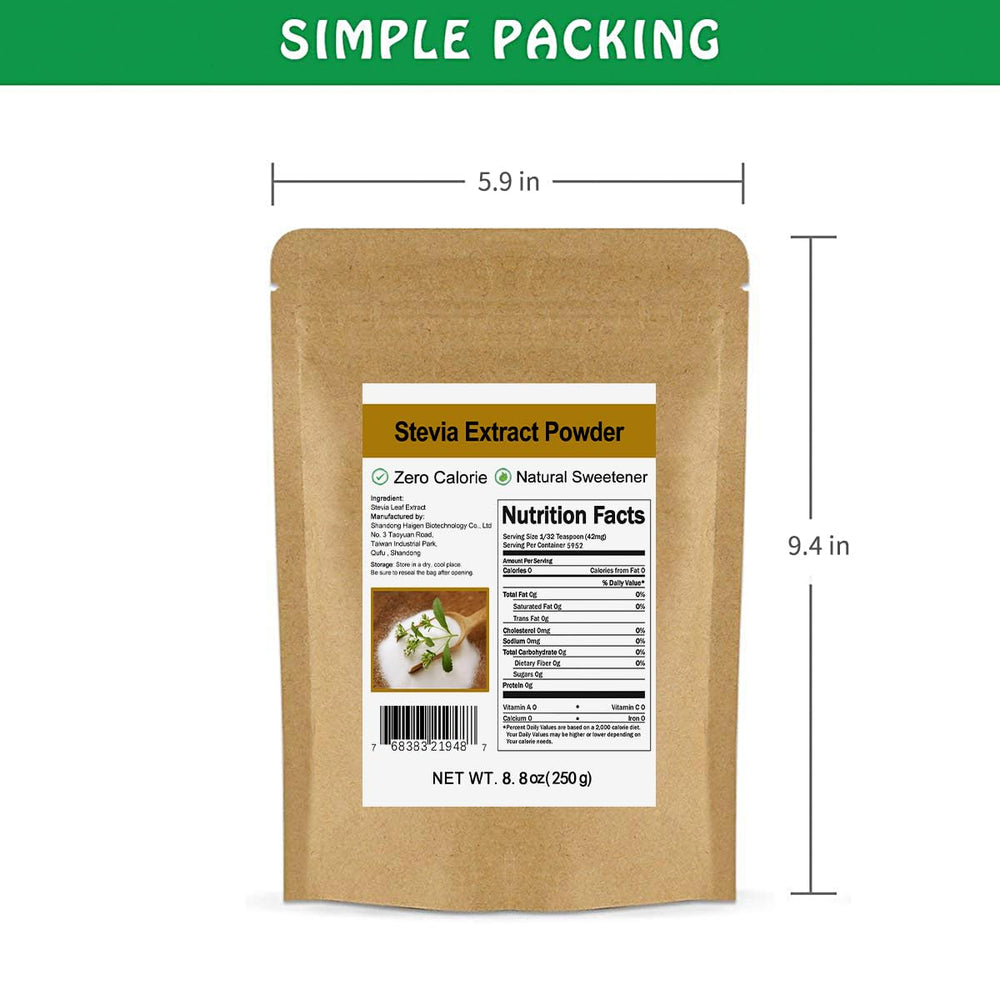 CCnature Stevia Powder is perfect for baking and cooking sugar-free