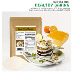 CCnature Stevia Powder enhances tea with light, calorie-free sweetness