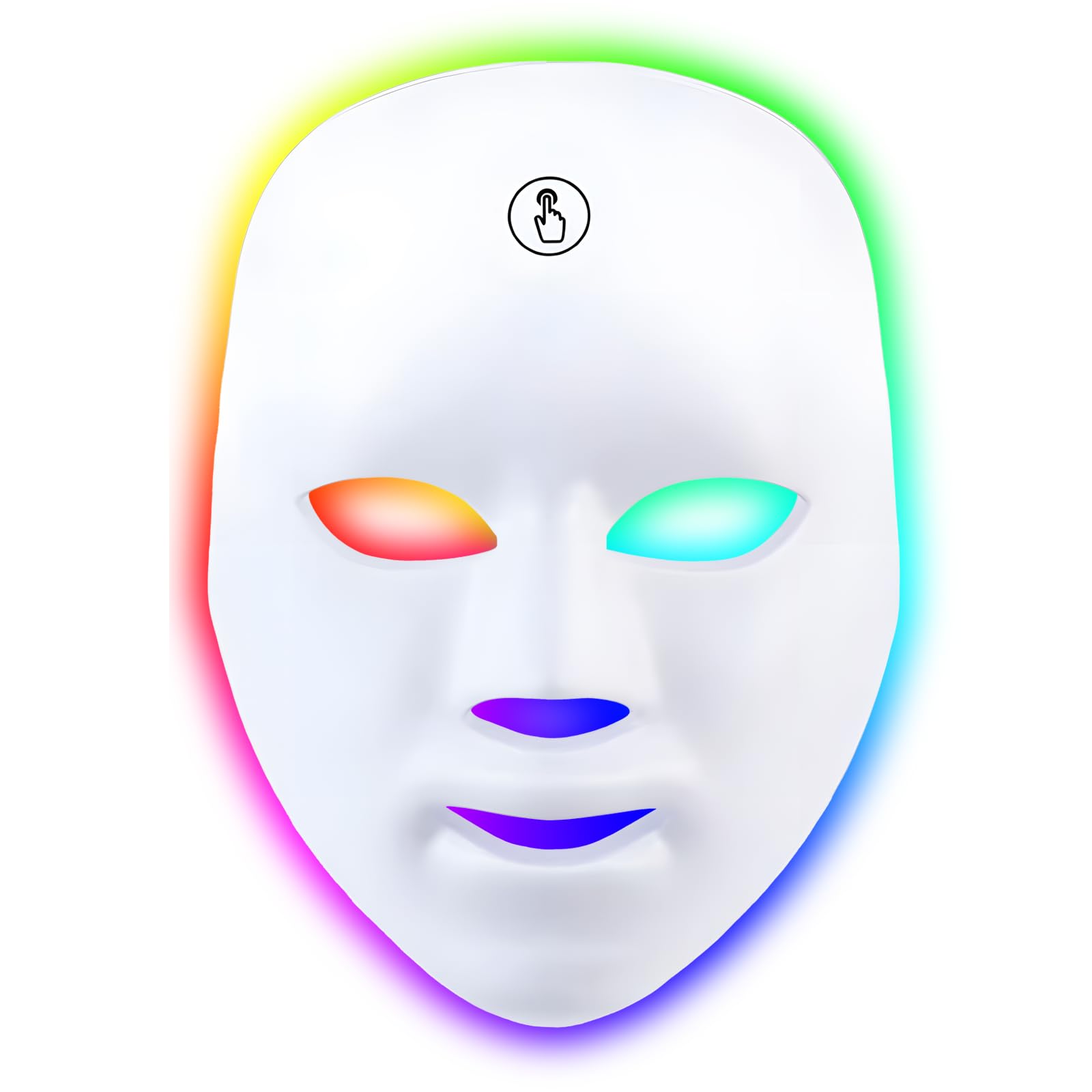 CDKMAX red light therapy face mask color modes for enhanced radiance.