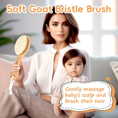 Ceavmlsr silicone brush for mild scalp washing and soothing cradle cap.