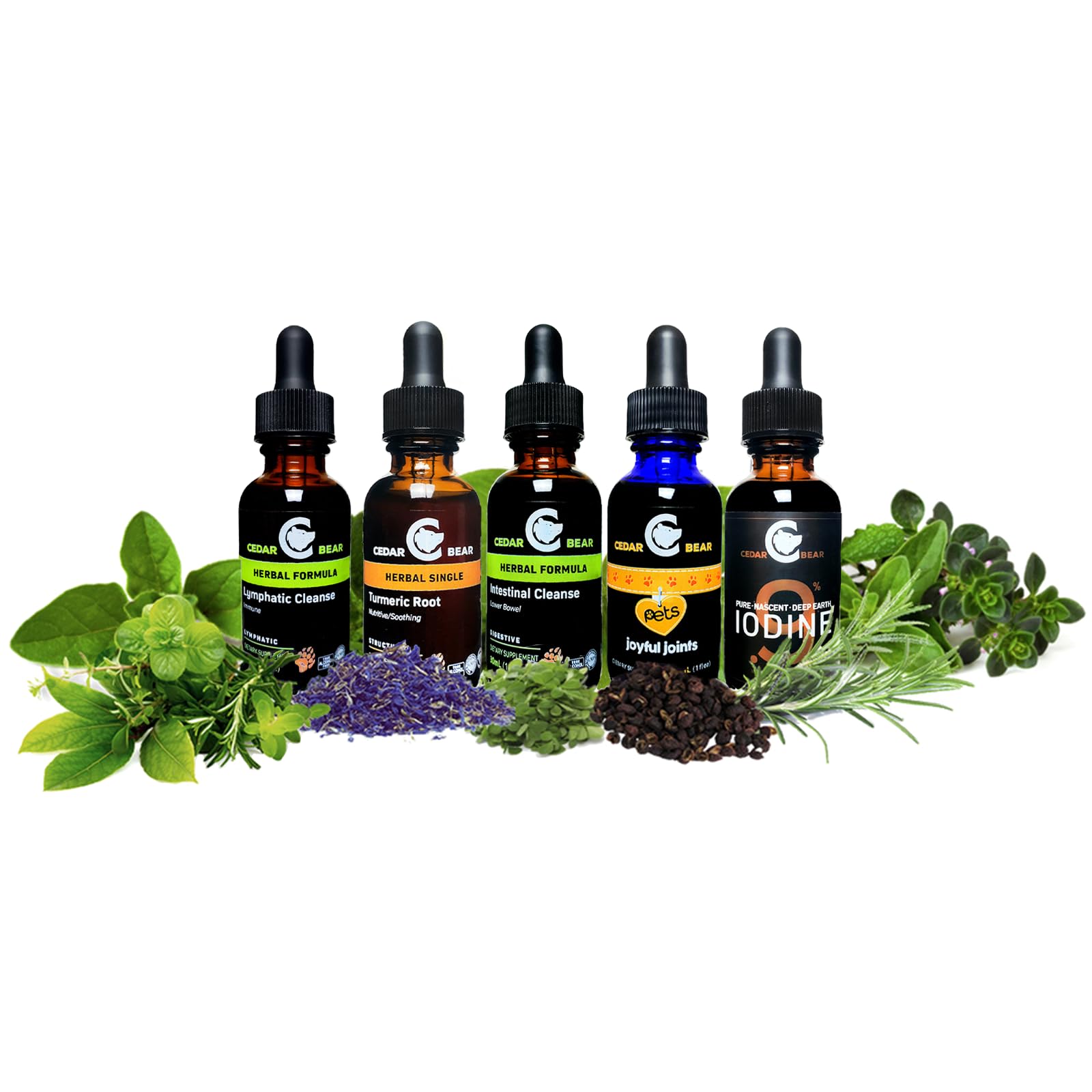 Cedar Bear Brain Booster on shelf conveys natural, clean label choice.