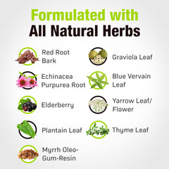 Cedar Bear Liquid herbal supplement pour showing smooth texture