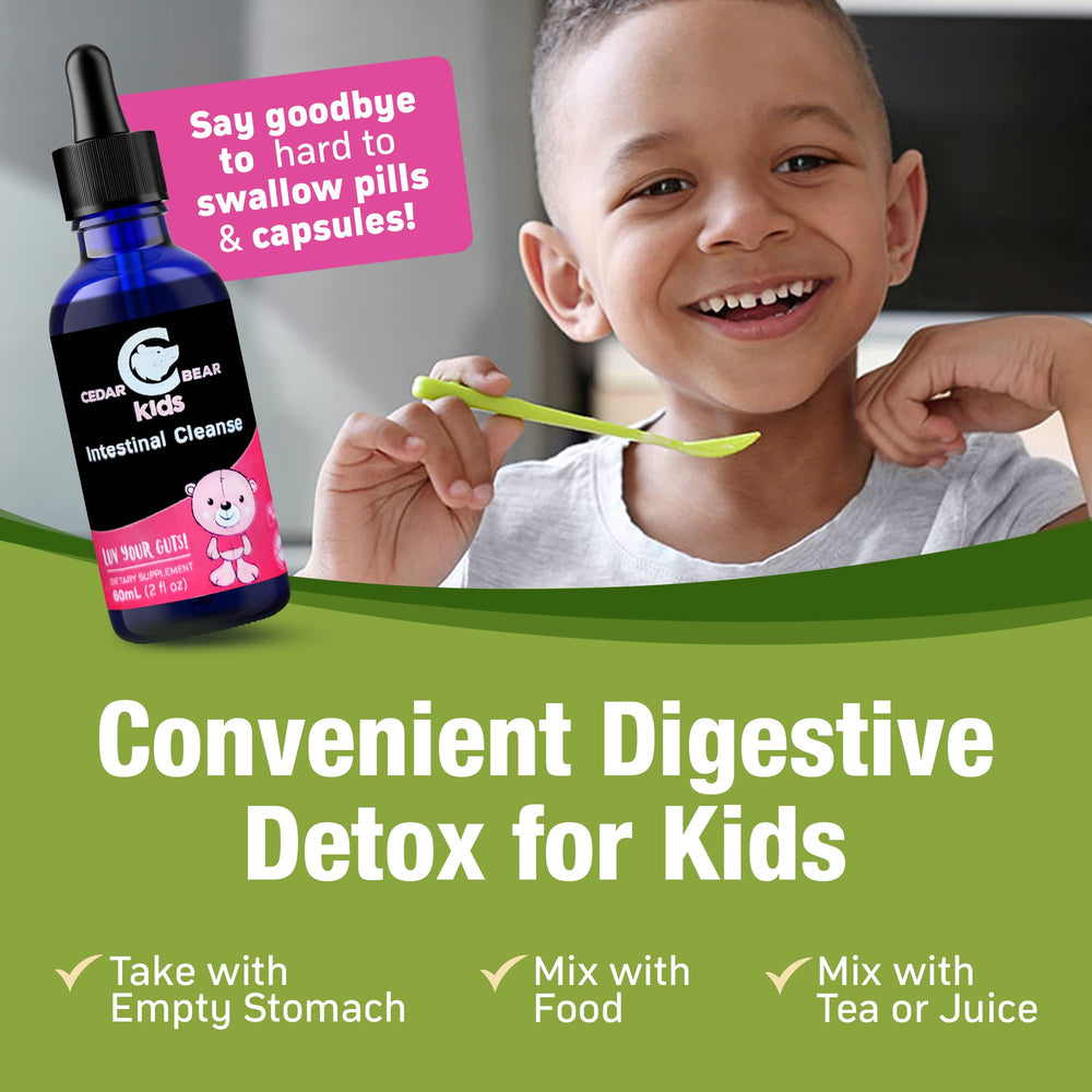 Cedar Bear TincTract process illustration suggests potent, easy-absorb formula.