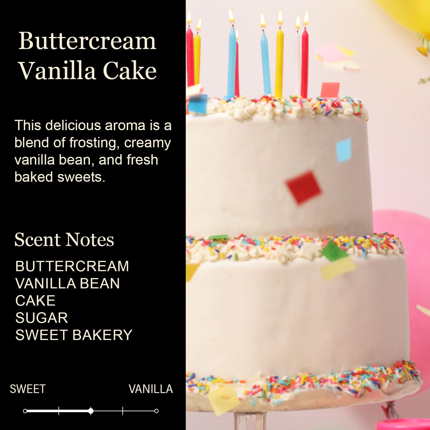 CEDAR CRATE MARKET buttercream vanilla soy candle delivers calming aroma and long burn.