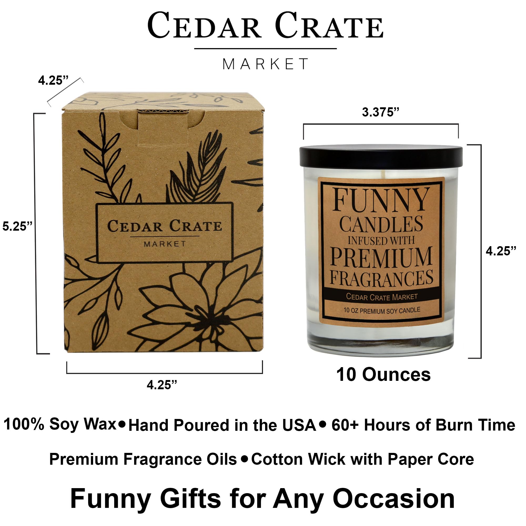 CEDAR CRATE MARKET decorative candle enhances home ambiance in living spaces.