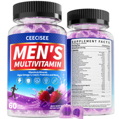 Ceecisee men’s methylated multivitamin gummies bottle ready for daily energy support