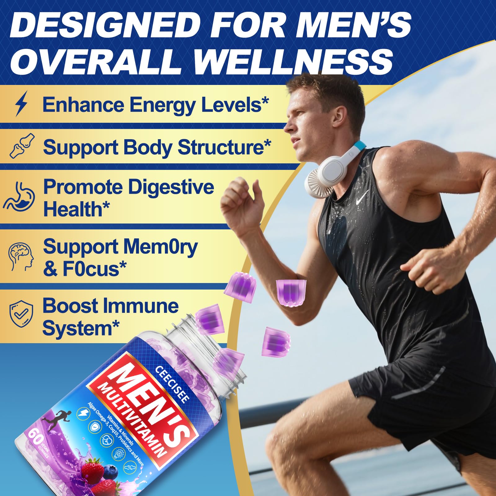 Ceecisee label displays a full nutrient mix for daily wellness