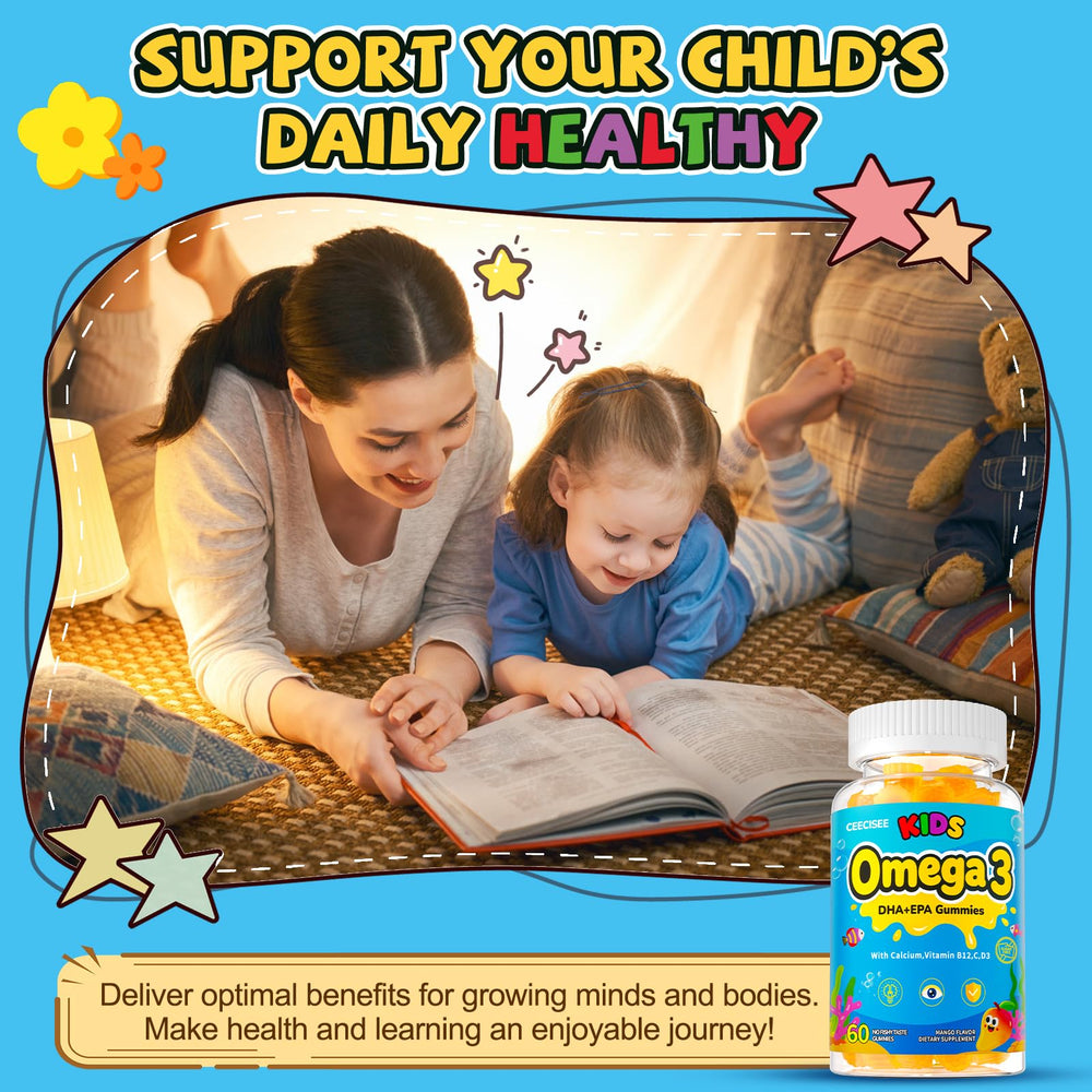 Ceecisee gummies daily-use—kid-friendly, plant-based omega-3 for routine wellness.