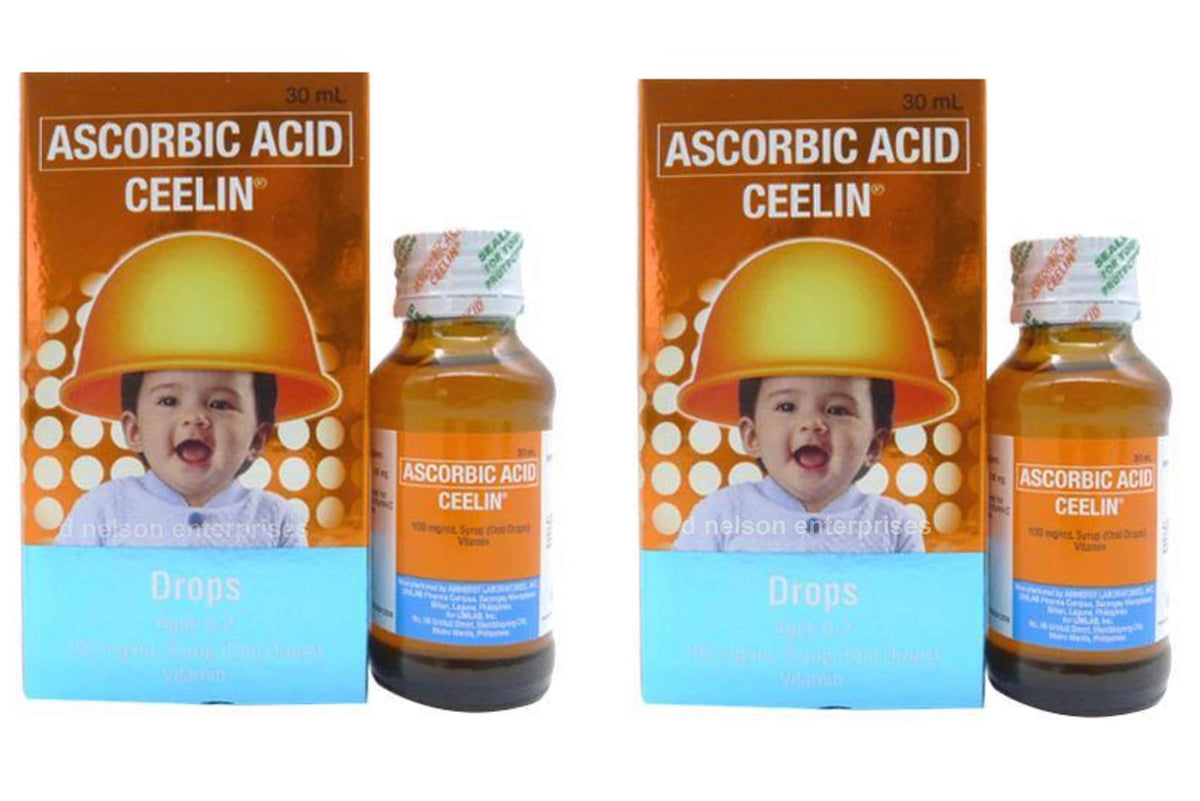Ceelin vitamin C drops in a dropper for easy, kid-friendly dosing