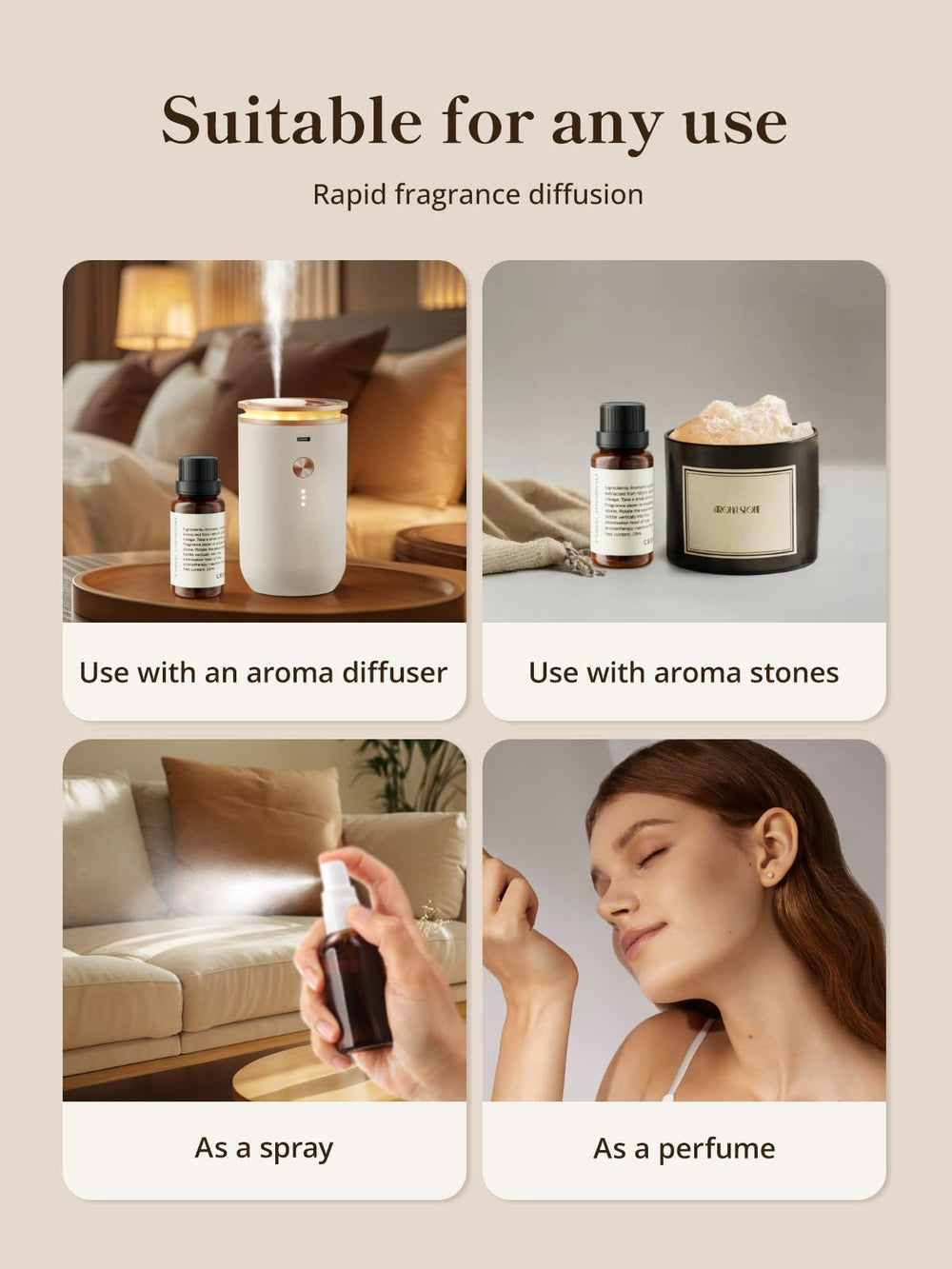 Ceeniu aroma mood scene, crisp citrus and basil ambiance.