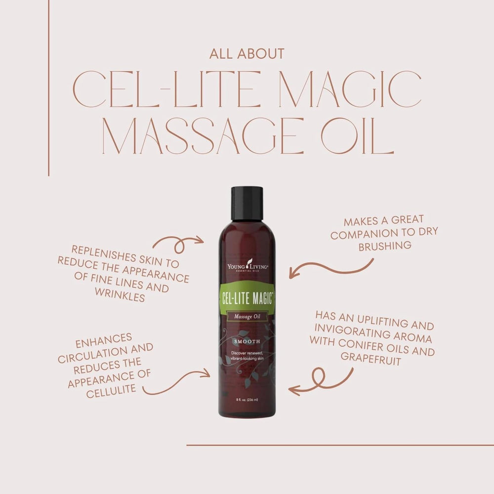 Cel-Lite Magic on skin nourishes hydration and smoothness.