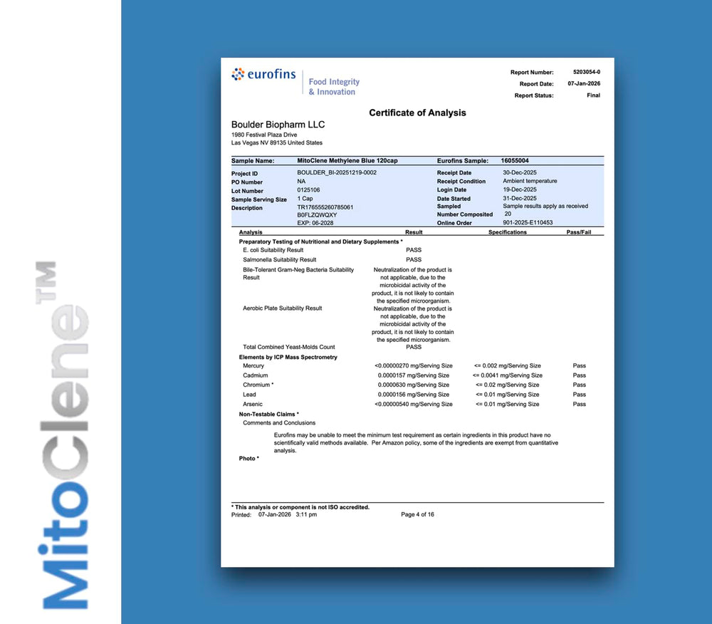 CELCLENE MitoClene label emphasizes extended-release technology and USP grade