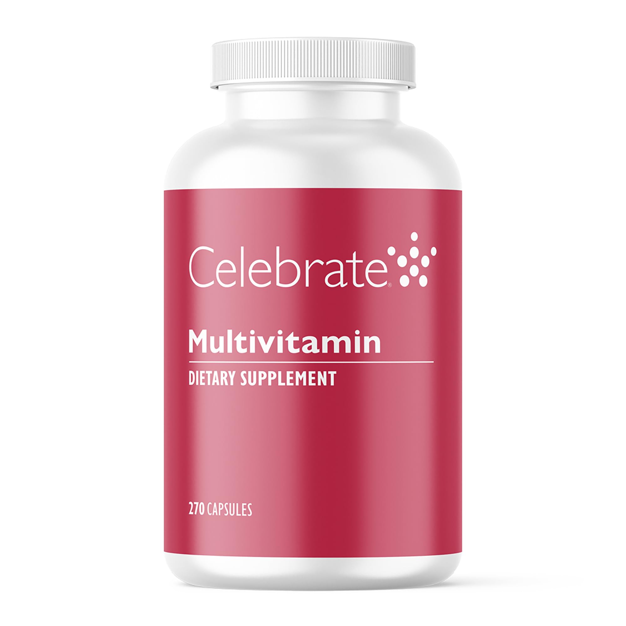 Celebrate Bariatric Multivitamin bottle offering post-surgery nutrition support.