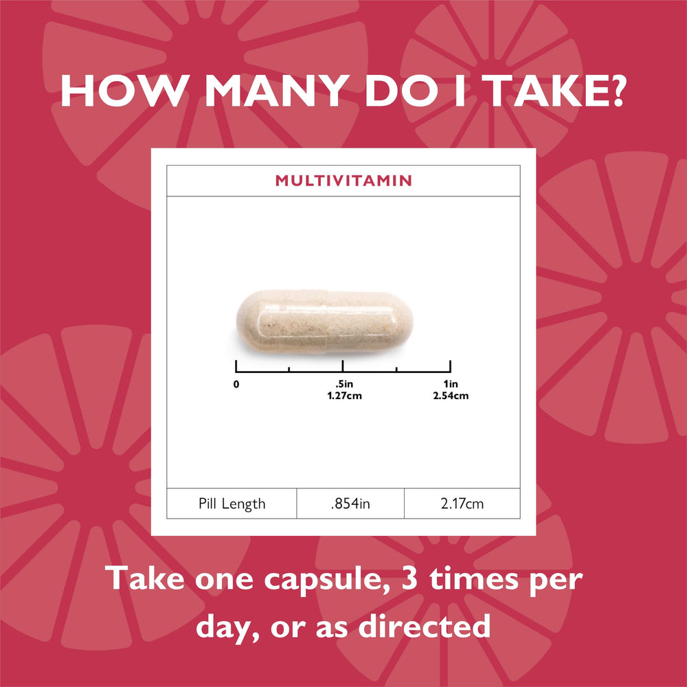 Celebrate Bariatric Multivitamin dosing pack showing three daily intakes.