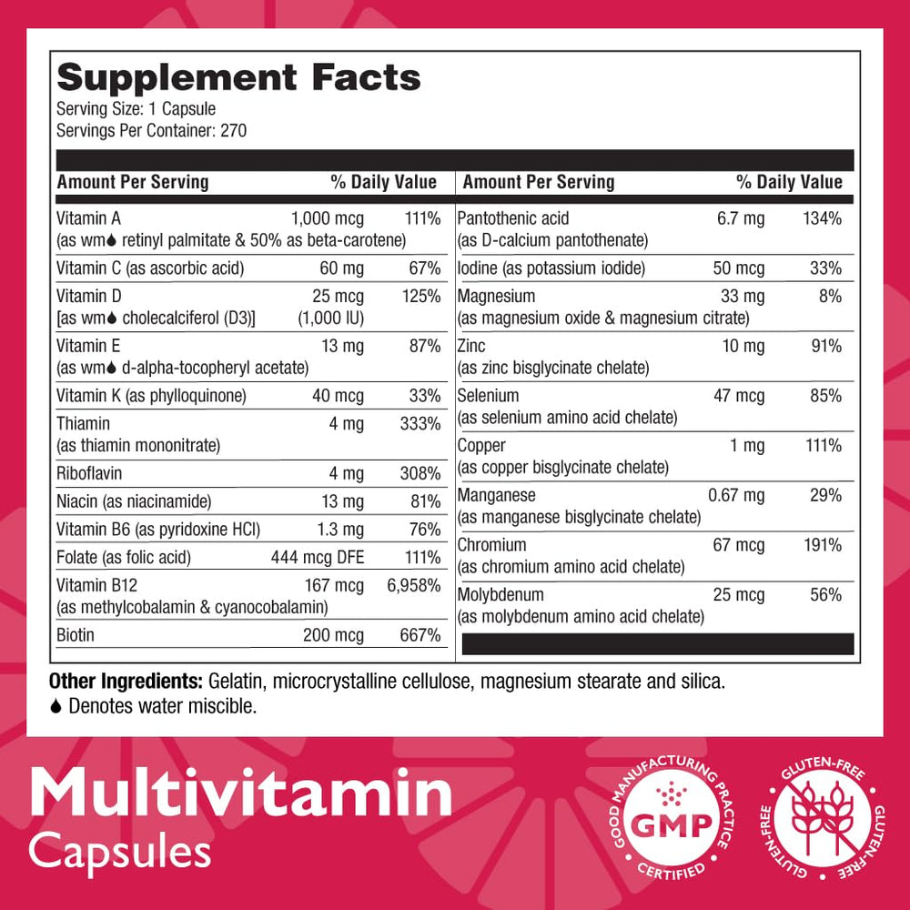 Celebrate Bariatric Multivitamin made in the USA with gluten-free formula.