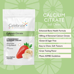 Celebrate Bariatric Supplements soft chew closeup strawberry banana cream flavor with appealing texture