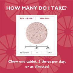 Daily-use context showing someone taking Celebrate Vitamins Multi ADEK chewables