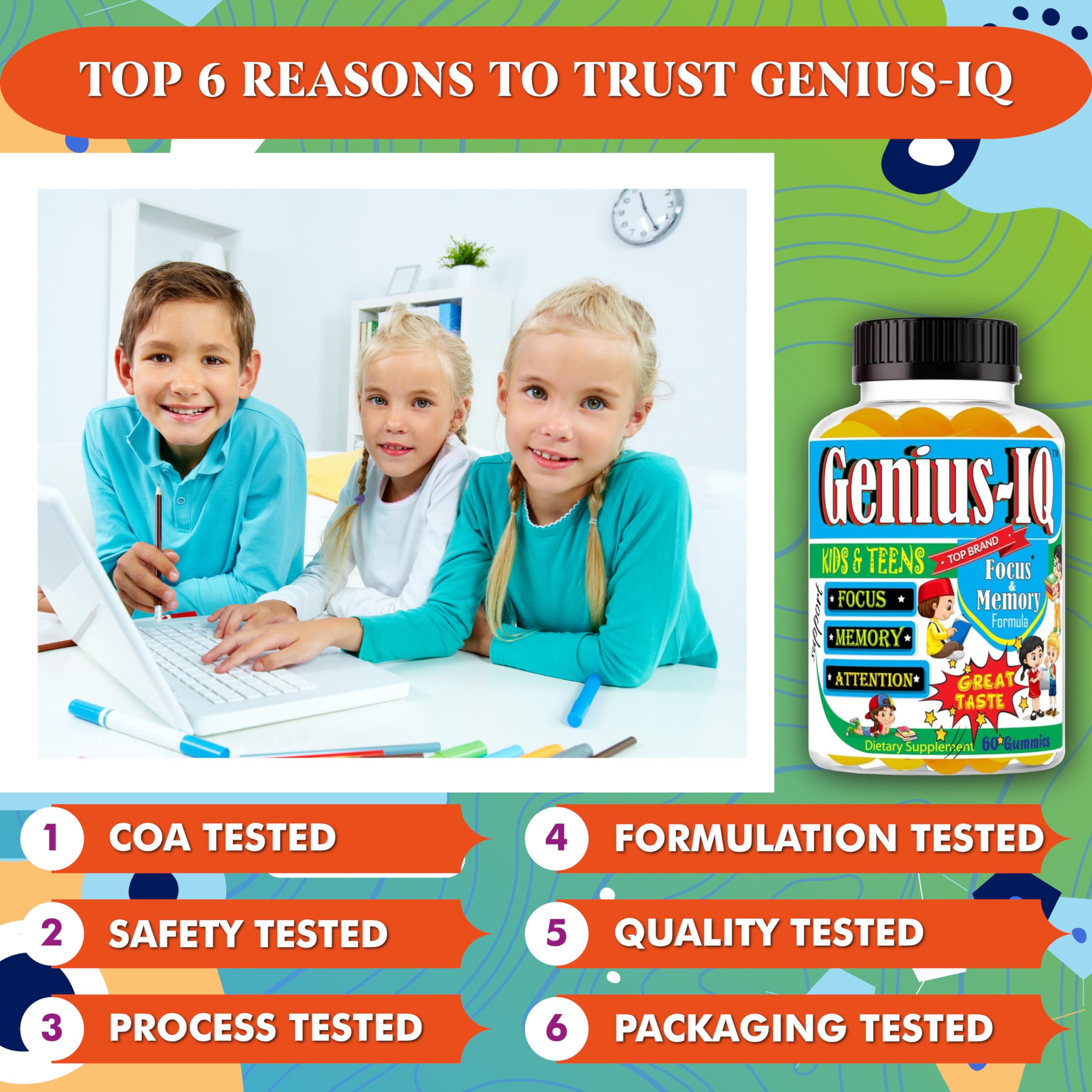 Omega-3-6-9 blend image with DHA for kids brain support