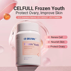 CELFULL capsules close-up highlighting inositol formula for hormonal support