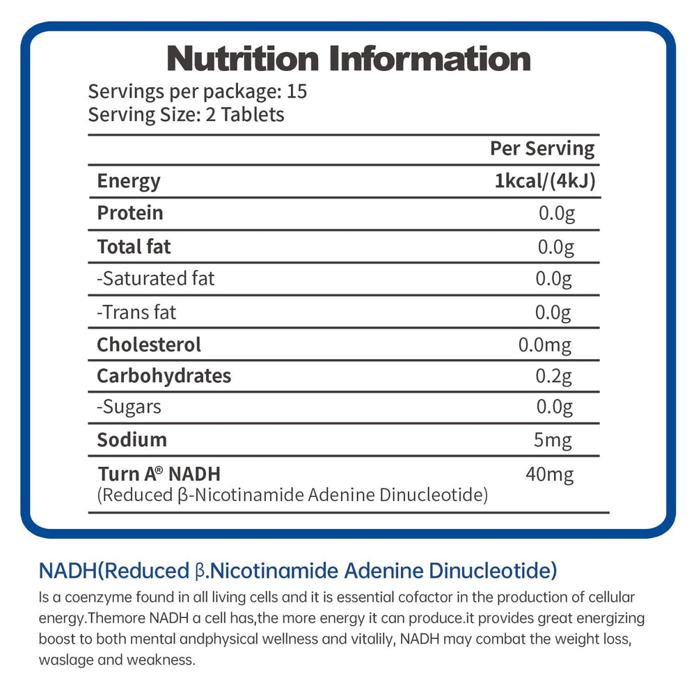 CELFULL NADH Health Canada NPN seal on packaging