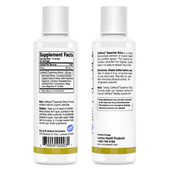 Cellfood Essential Silica bottle pour demonstrates easy dispensing for daily use and absorption.